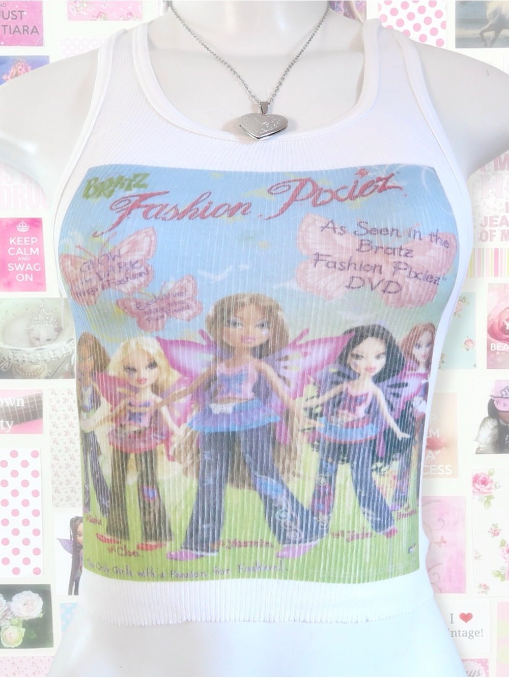 bratz y2k bimbo mcbling 2000s graphic tank
